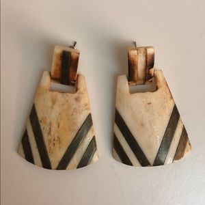 Wooden earrings